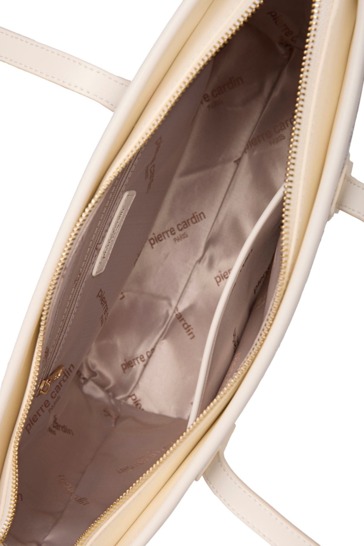 Pierre Cardin Limited Edition Beyaz Dijital Monogram Kadın Omuz Çantası 05PO25Y10705 görsel 6