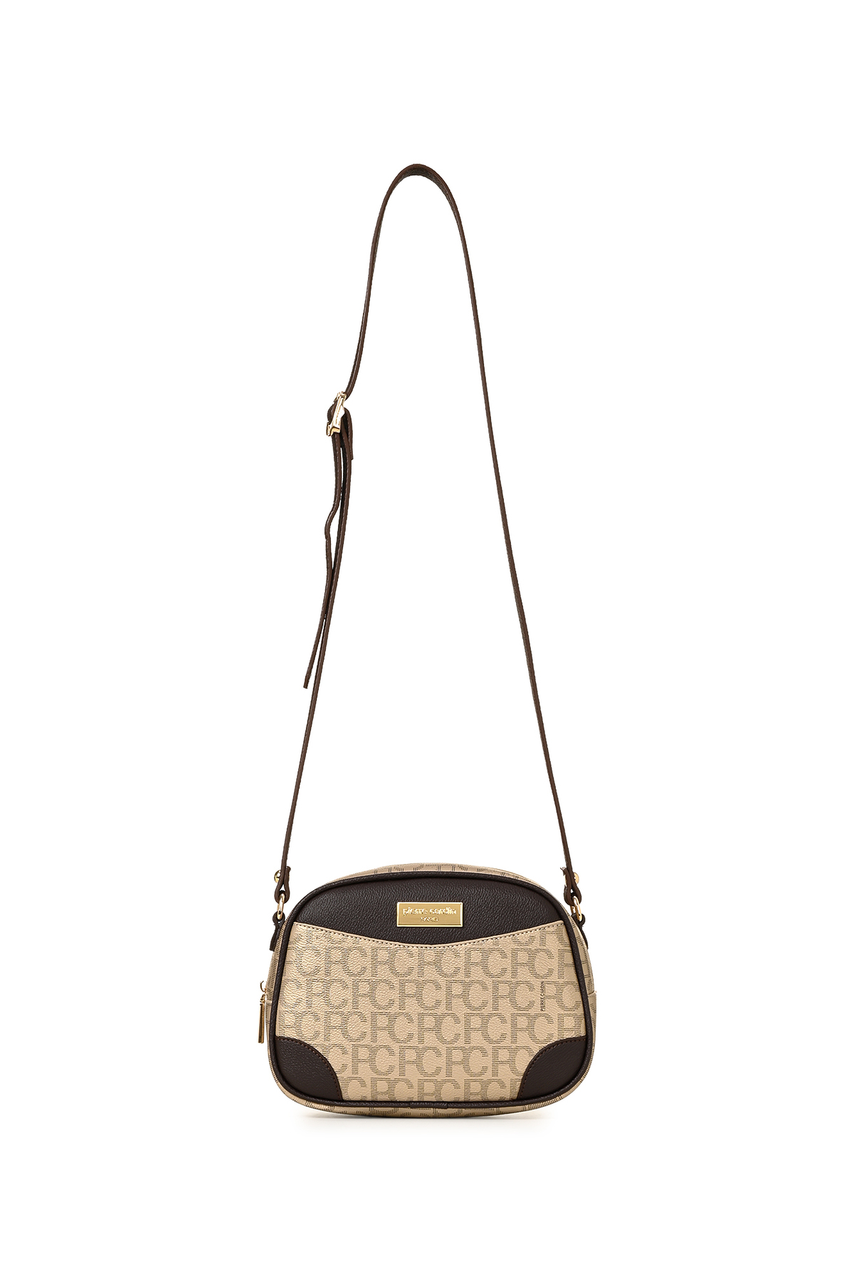 Women's Gold Crossbody Shoulder Bag 05PO22Y1534