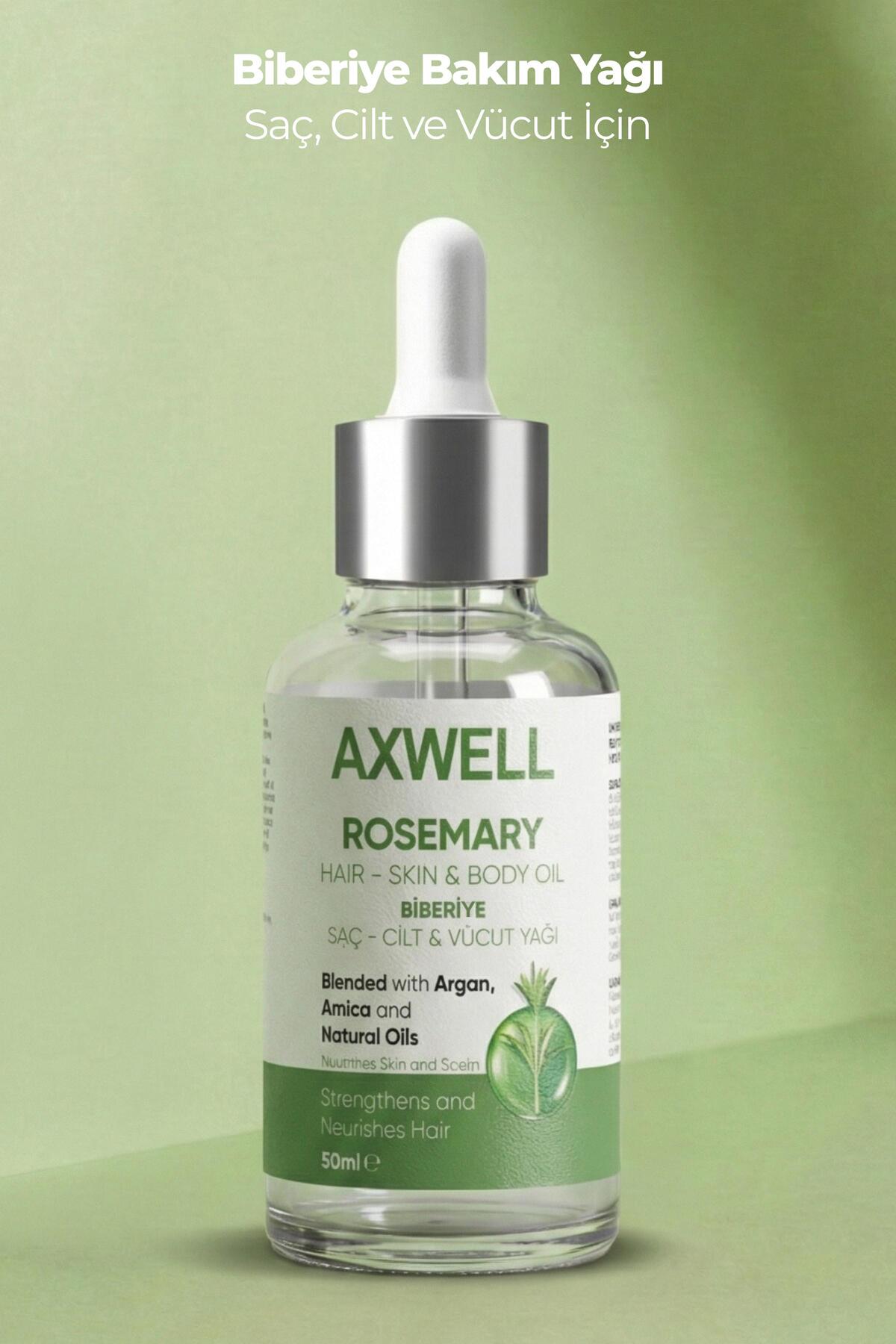 AXWELL Biberiye Yağı Complexi Saç Dökülmesi ve Yıpranmış Saçlar için Hızlı Saç Uzatan Arnica Saç Bakımı