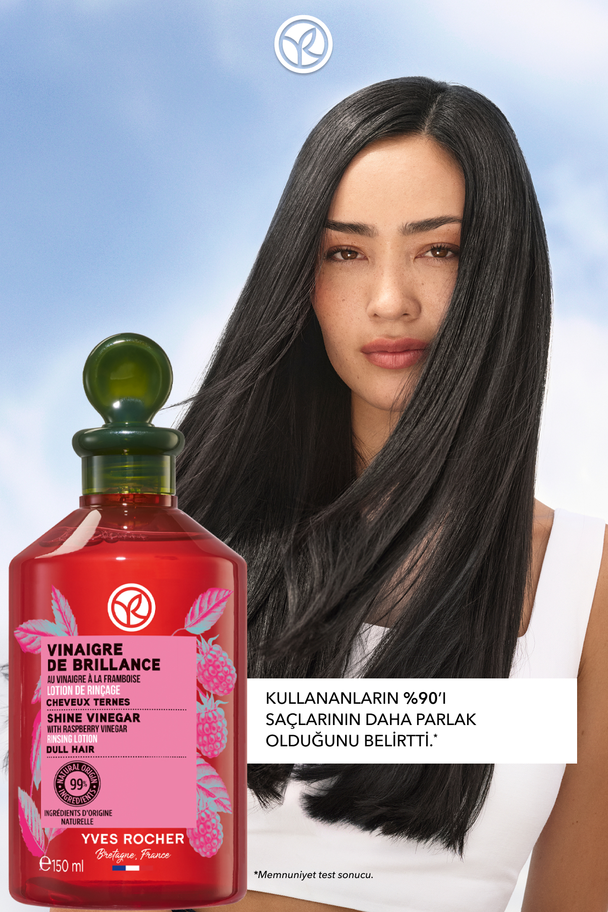 Parlatıcı Frambuaz Saç Sirkesi / Toniği - Normal Saçlar / Brillance - Vegan -150ml — 52166 — تصویر 5 از 8