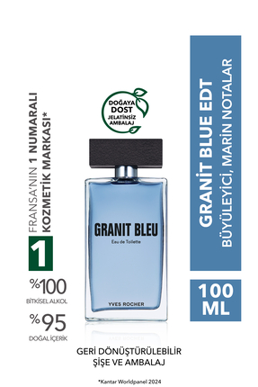 Yves Rocher Granit Bleu EDT-Erkek Parfüm-100ml