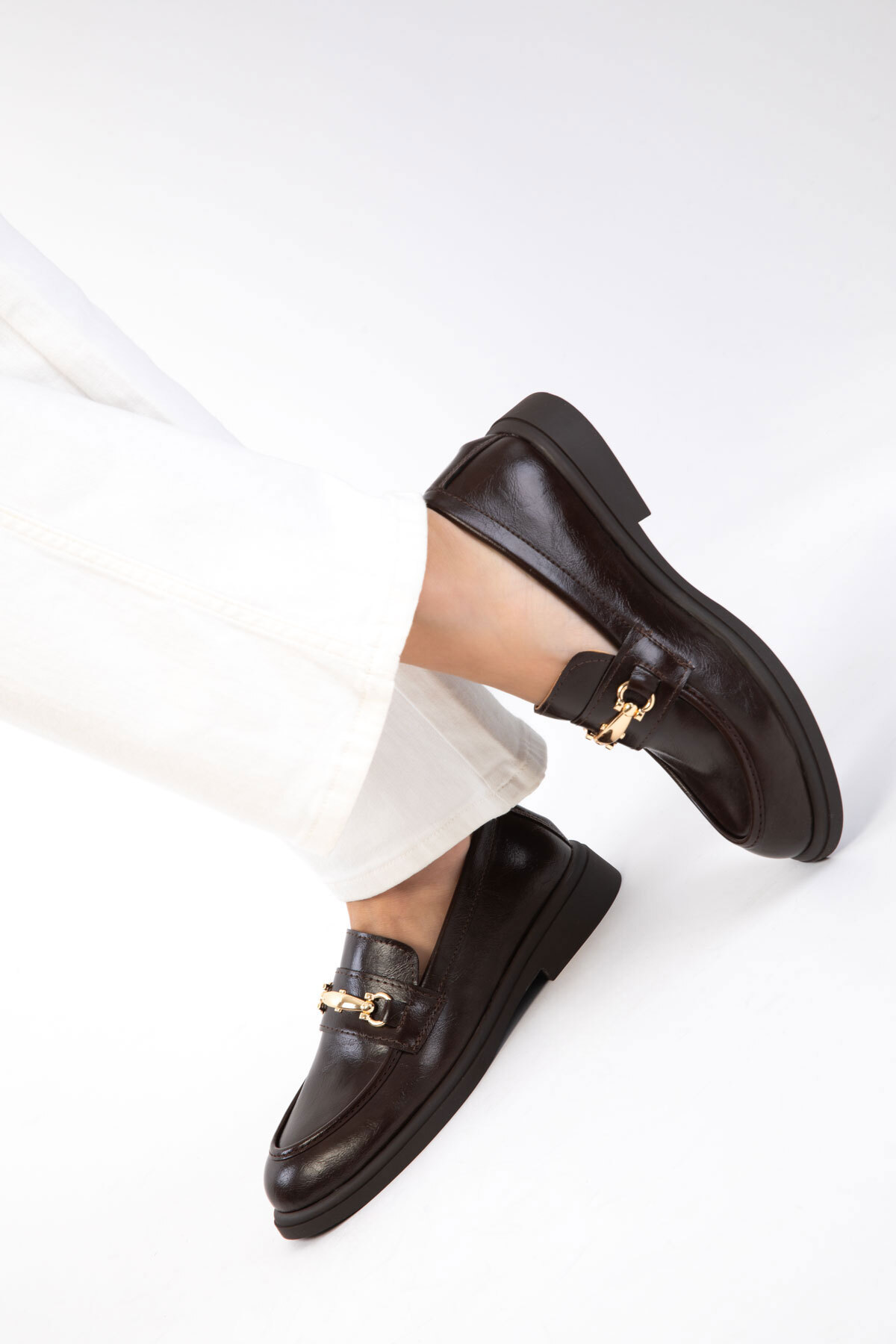 SOHO  Kahve Kadın Loafer Ayakkabı 21243 - Görsel 3