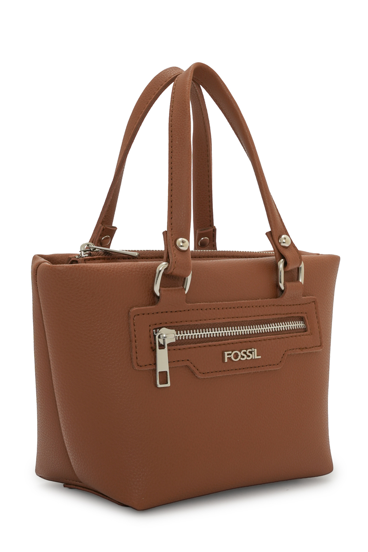 کیف Fossil دستی و شانه ای زنانه برنزه روشن 05FO25K5089 اورجینال - تصویر 3