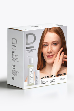 Dermoskin Anti-Aging Cilt Bakım Seti | Vitamin C Plus Krem | Yüz Yıkama Jeli ...