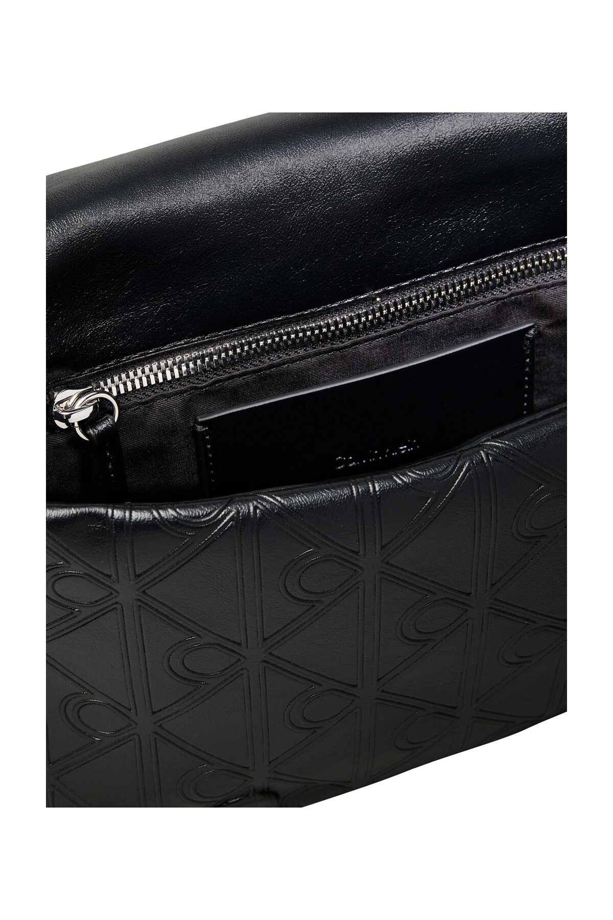 EMBLEM AOP PUFFER FLAP CROSSBO Calvin Klein کالوین کلاین اورجینال - تصویر 3
