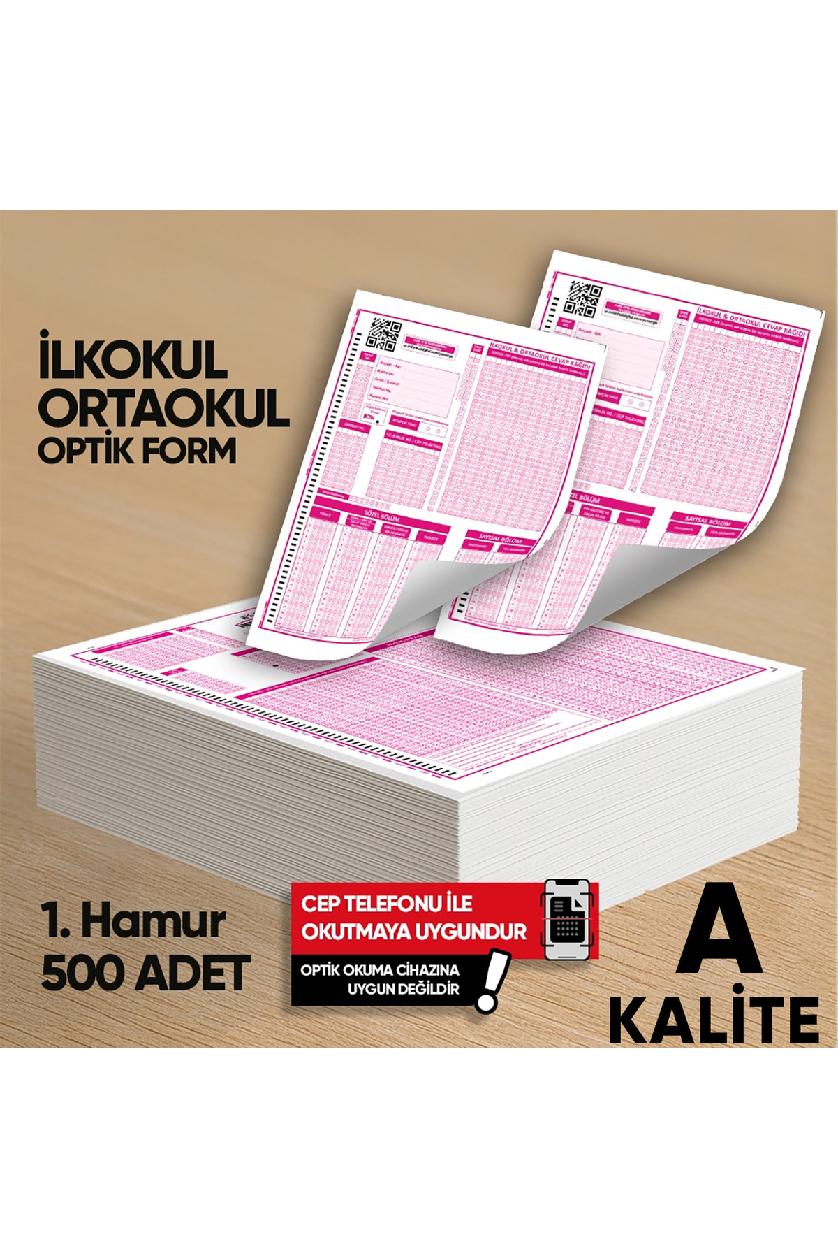 Karakutu Yayınları İlkokul-Ortaokul Deneme Sınavları İçin 500 Adet