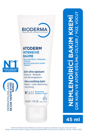 Bioderma Atoderm Intensive Balm Atopi Eğilimli Ciltler için Seyahat Boy Nemle...