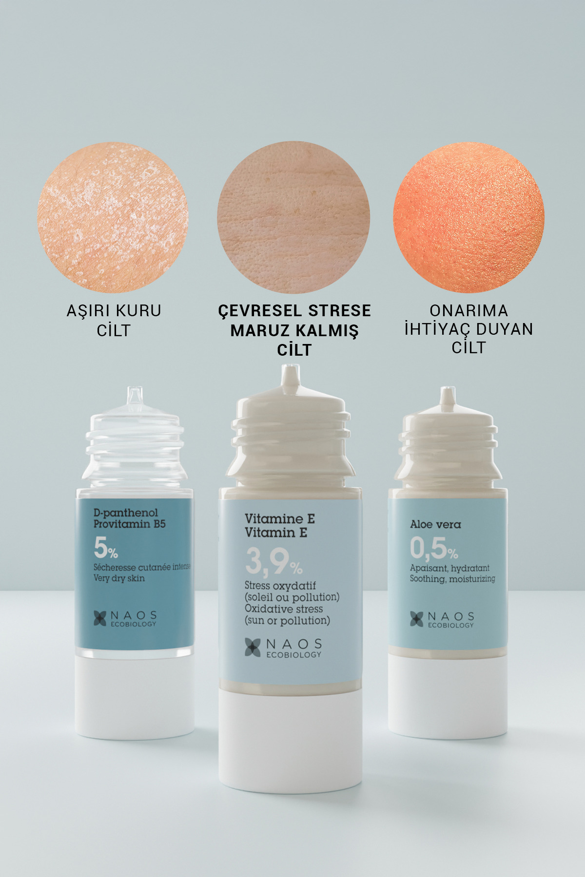 Pure Active E Vitamini Antioksidan Etkili Nemlendirici Cilt Yenileyici Konsantre Bakım Serumu 15ML — 3001181203 — تصویر 3 از 8