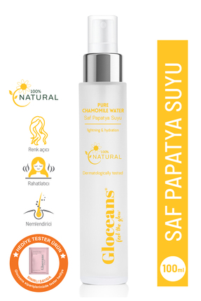 gloceans feel the glow Papatya Suyu %100 Doğal ve Saf Saç Toniği 100 ml