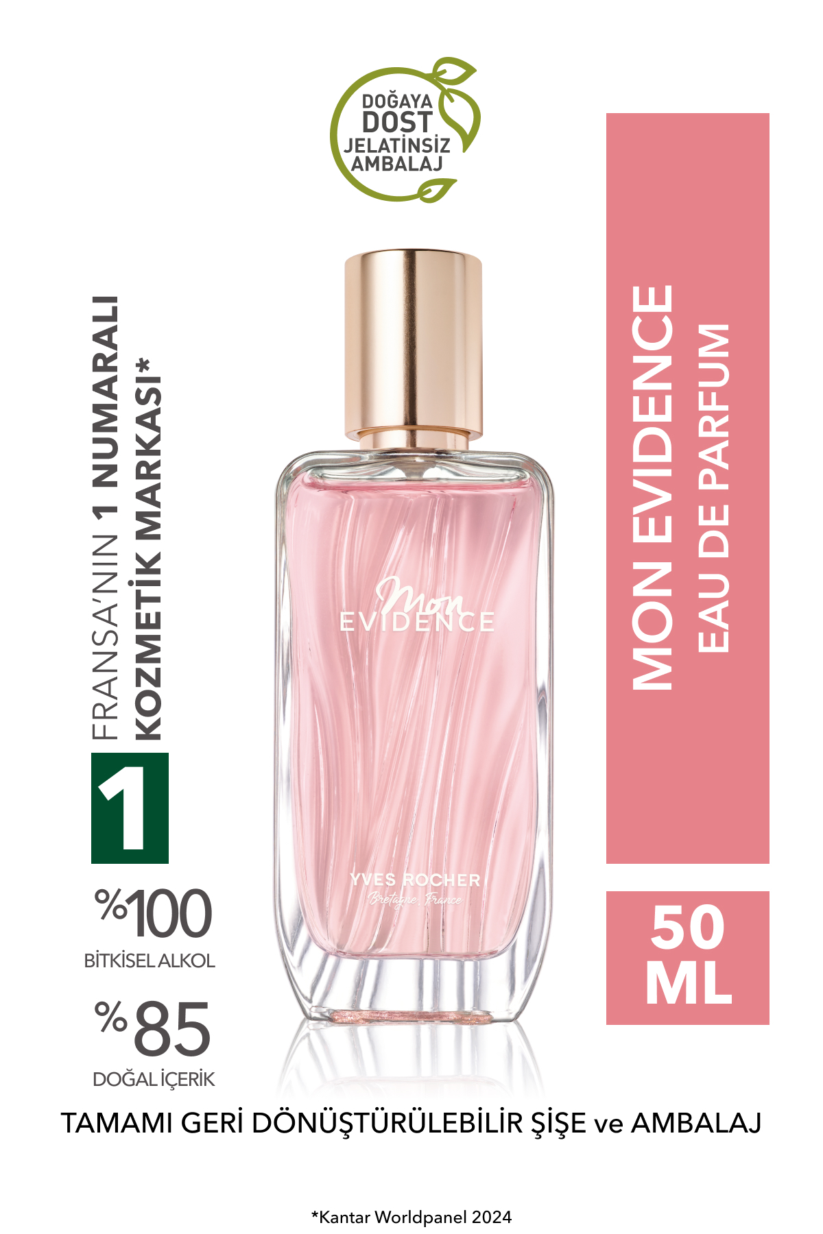 Yves Rocher Mon Evidence EDP- Kadın Parfüm- Comme Une Evidence-50ml