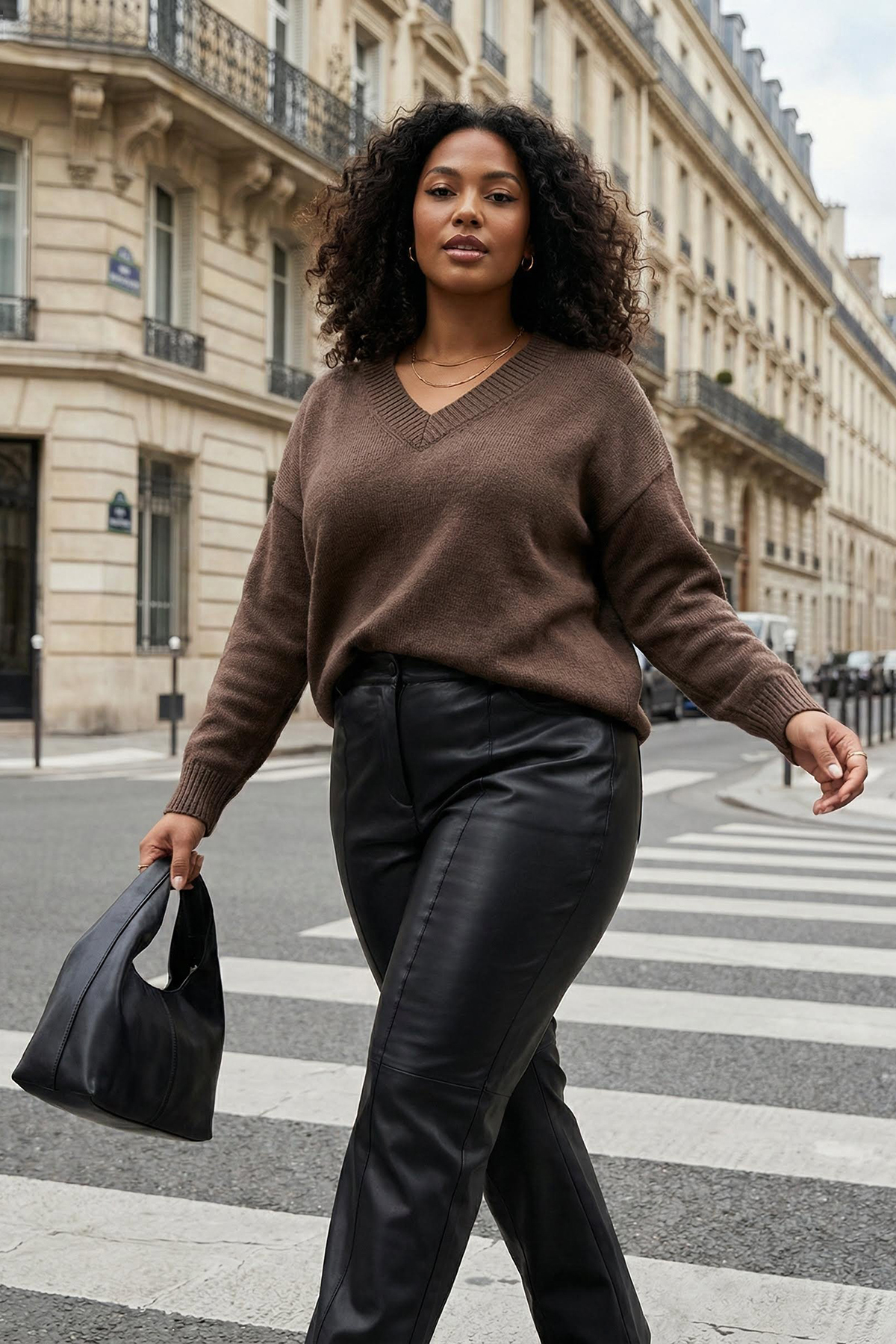 Trendyol Curve Wardrobe Essentials Vizon Basic Luźny krój Miękka dzianina Swe...