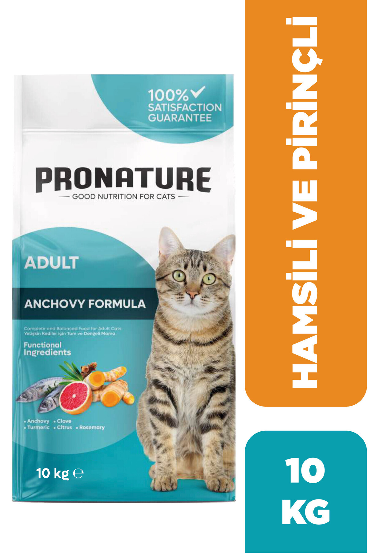 Pronature Yetişkin Kuru Kedi Maması (Daily Protect) - Hamsili ve Pirinçli - 10 KG - Fiyatı, Yorumları
