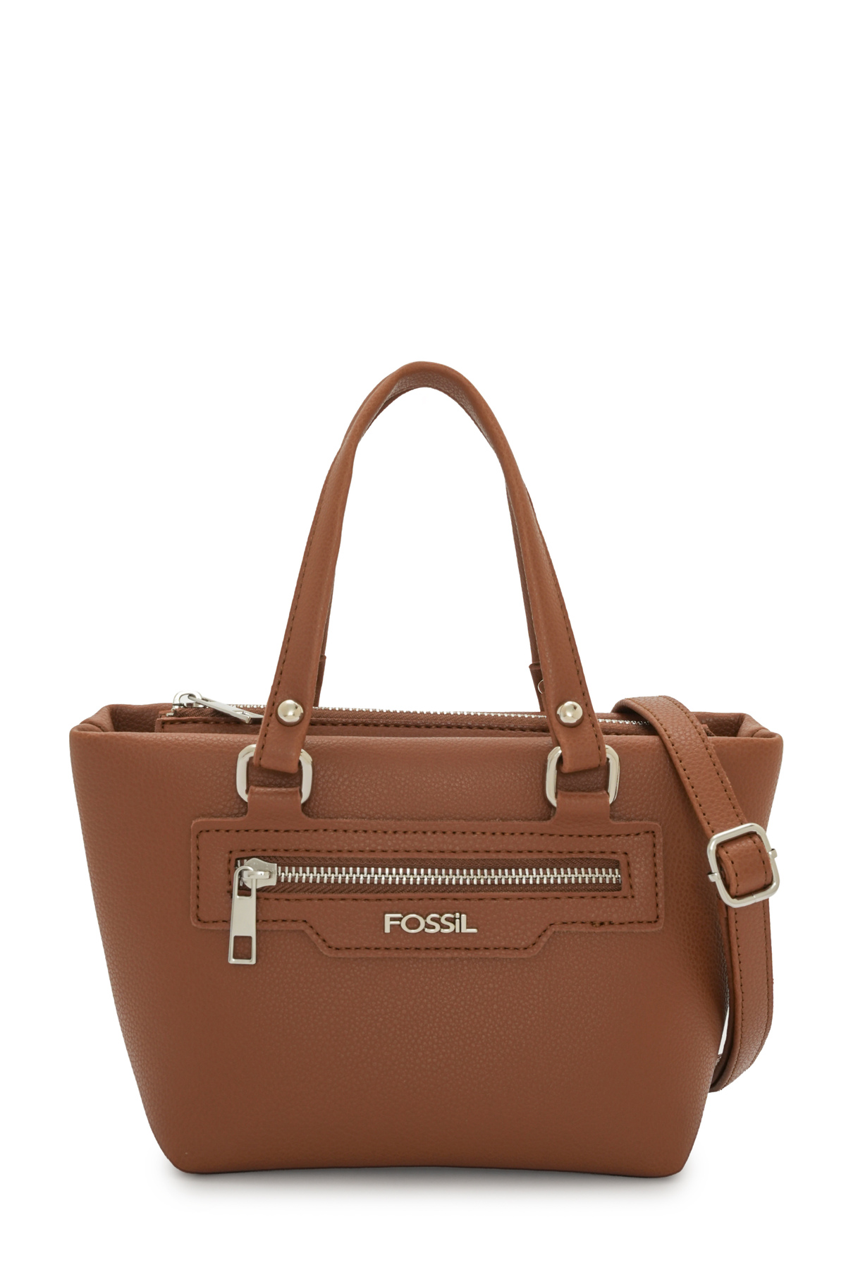 کیف Fossil دستی و شانه ای زنانه برنزه روشن 05FO25K5089 اورجینال - تصویر 2