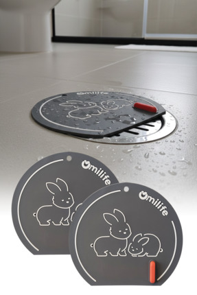 omilife 2 Adet Gri renk Silikon Gider Kapağı Koku Önleyici Lavabo Banyo Mutfa...