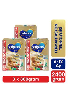 Bebelac Gold Konfor 2 Devam Sütü 6-12 Ay 800 Gr x 3 Adet 2400 Gr
