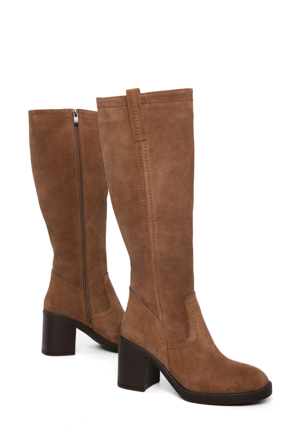 SOHO  Vizon Süet Hakiki Deri Kadın Çizme 21225 - Görsel 2