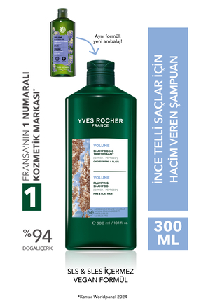 Yves Rocher Hacim Veren Şampuan - İnce Telli Saçlar / Volume - SLS,SLES içerm...