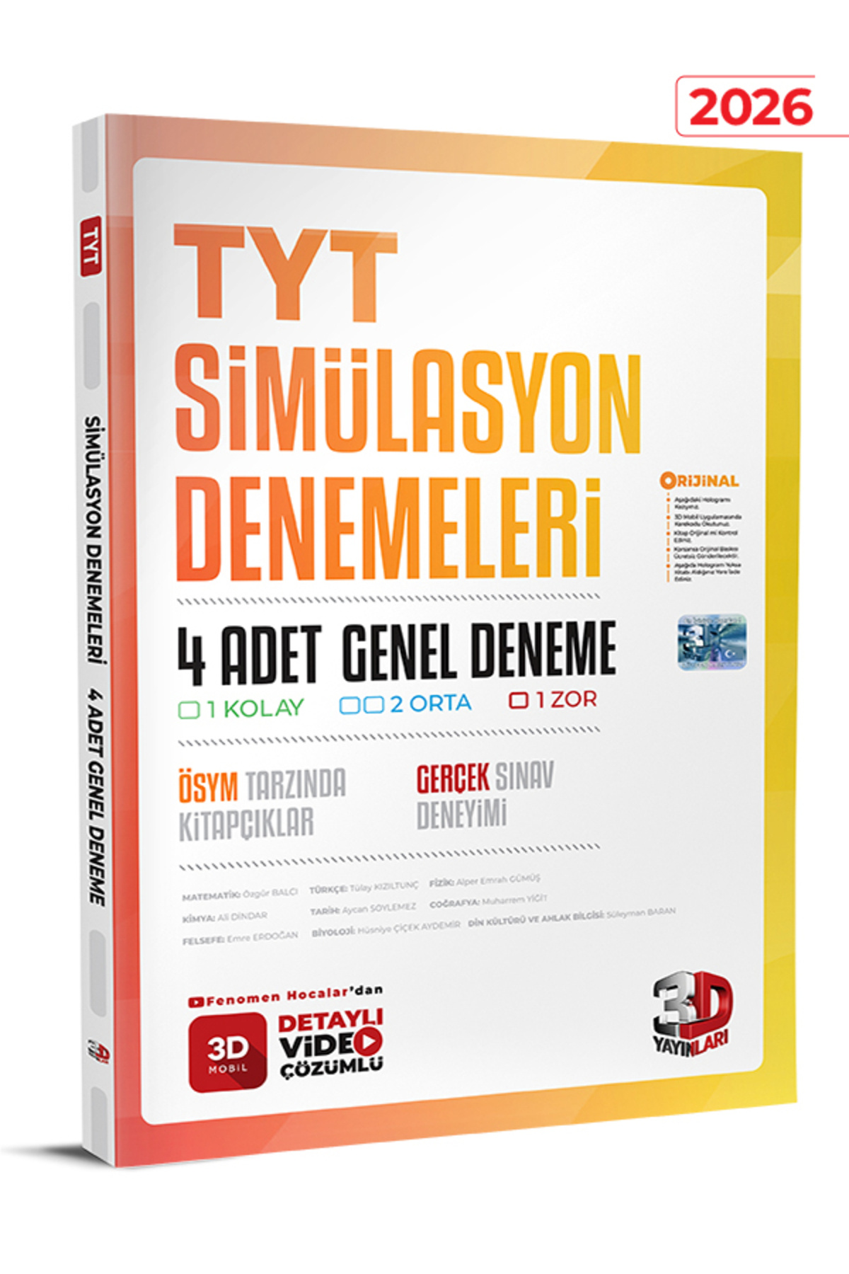 3D Yayınları TYT 4
