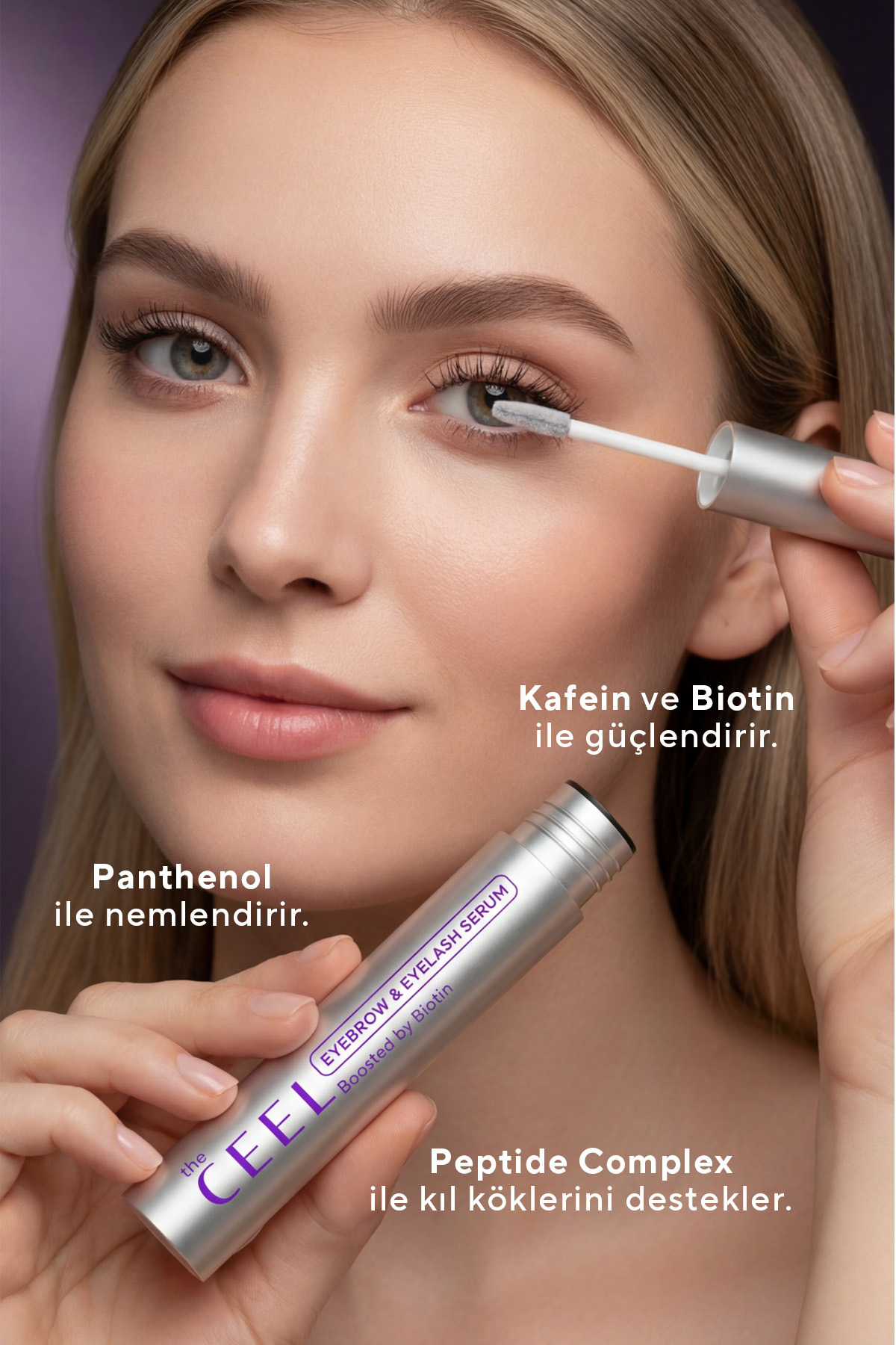 Kaş & Kirpik Bakım Serumu Peptit Kompleks, Arginine,Castor Oil, Biotin 6 ML — TCKKS6 — تصویر 6 از 6