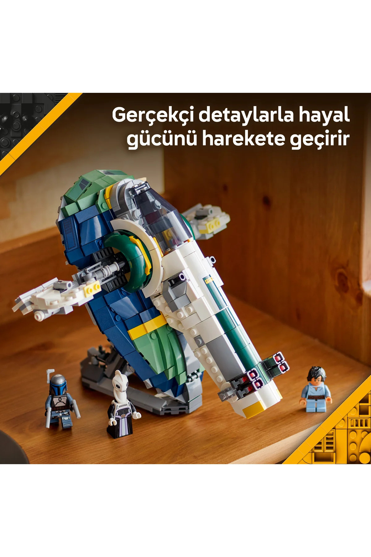 ® جنگ ستارگان: حملهٔ کلون‌ها – کشتی فضایی جانگو فِت ۷۵۴۳۳ – مجموعه ساختنی اسباب‌بازی ۹+ سال (۷۰۷P)