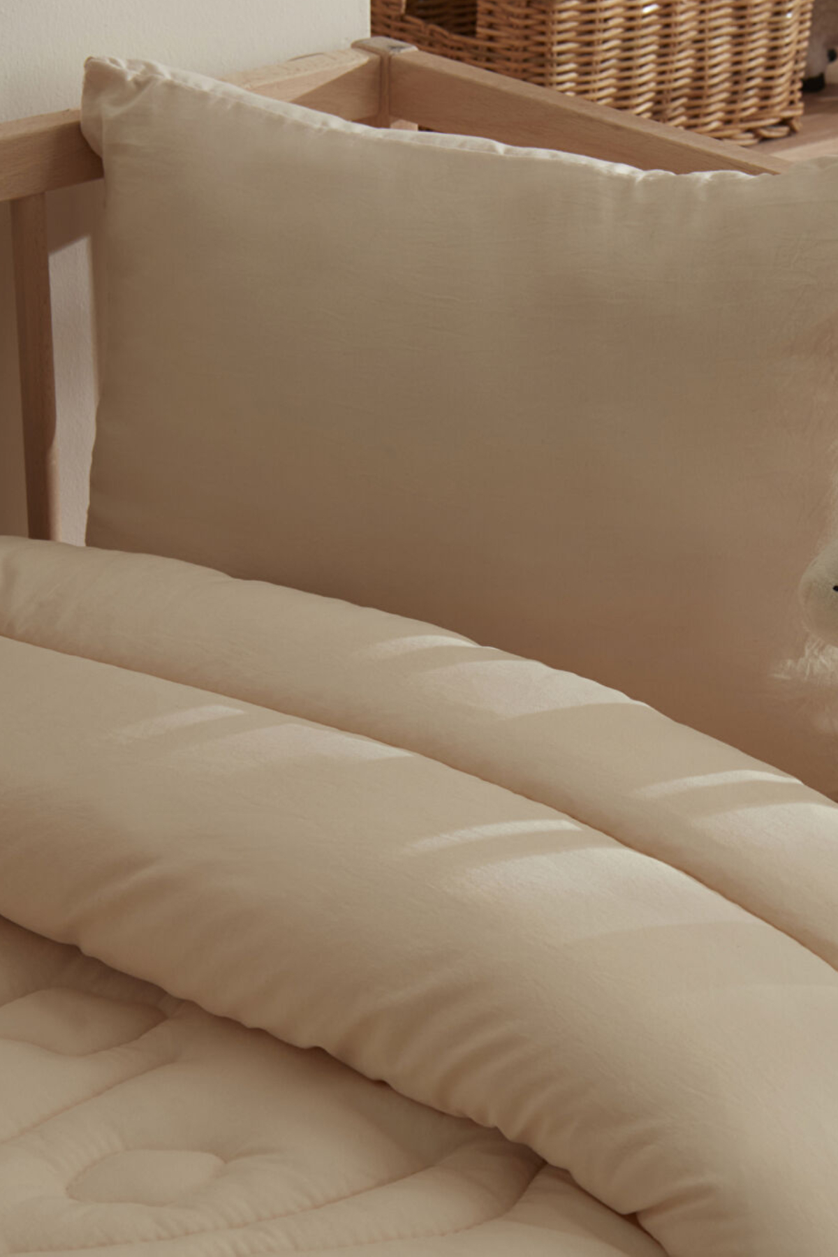 Karaca Home Bebek Bunny Kapitoneli Comfort Set Pudra fotoğrafı 4 (önizleme)