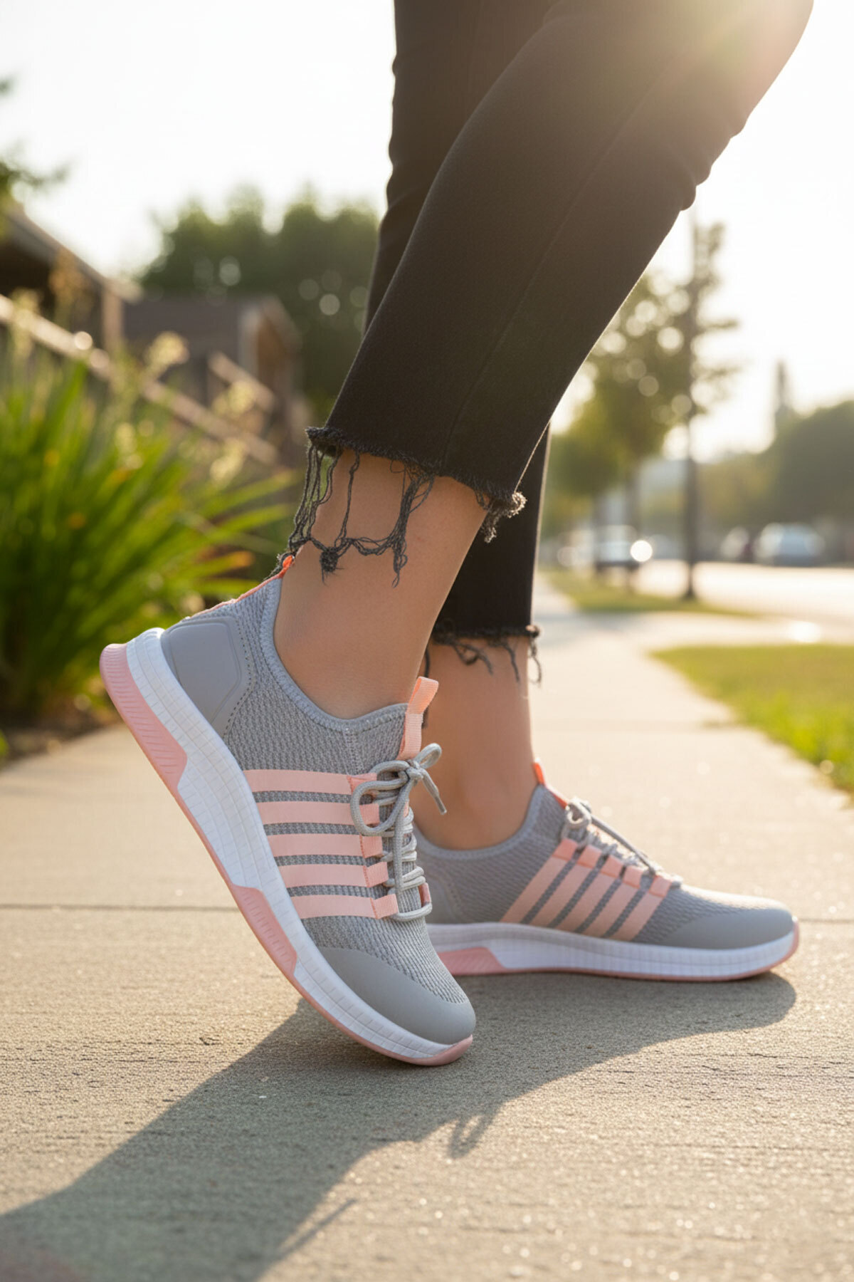 SOHO  Buz-Pudra Kadın Sneaker 16278