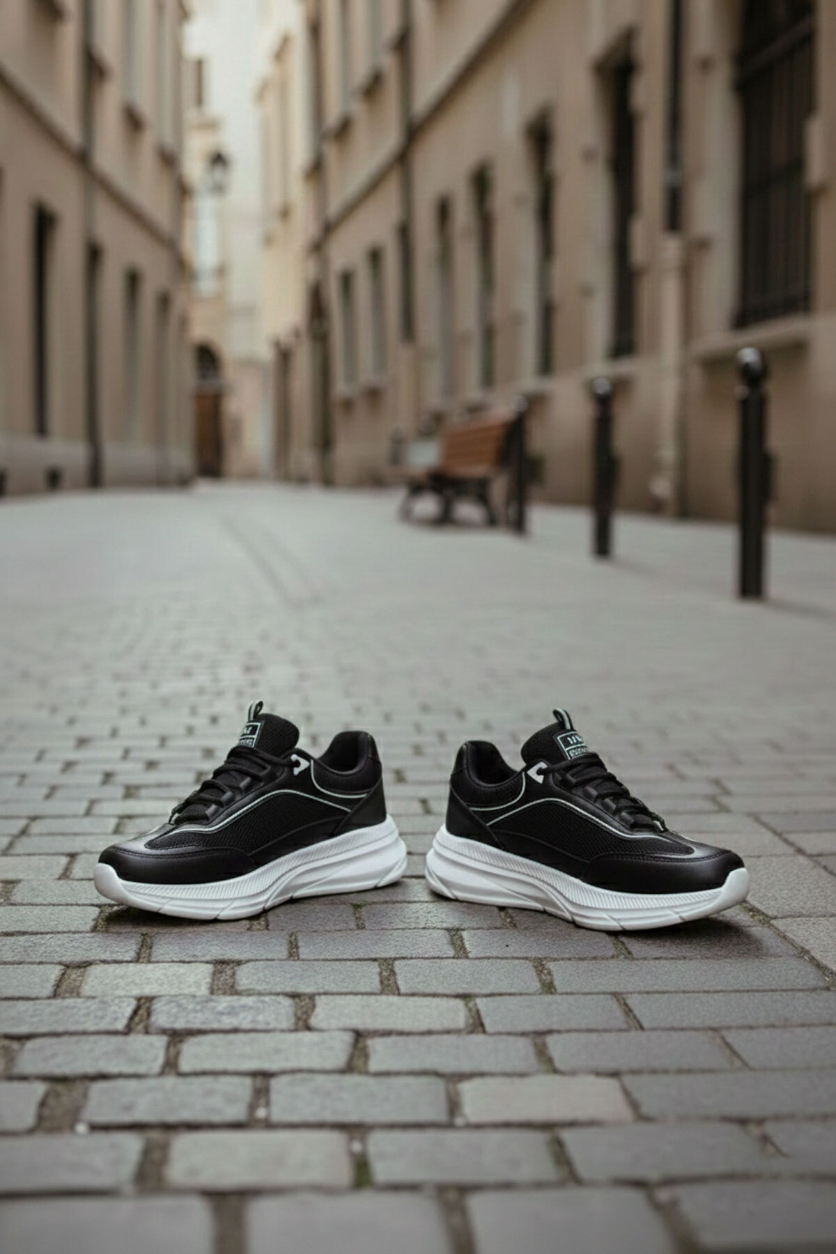 SOHO Siyah-Beyaz Kadın Sneaker 20414 görsel 3