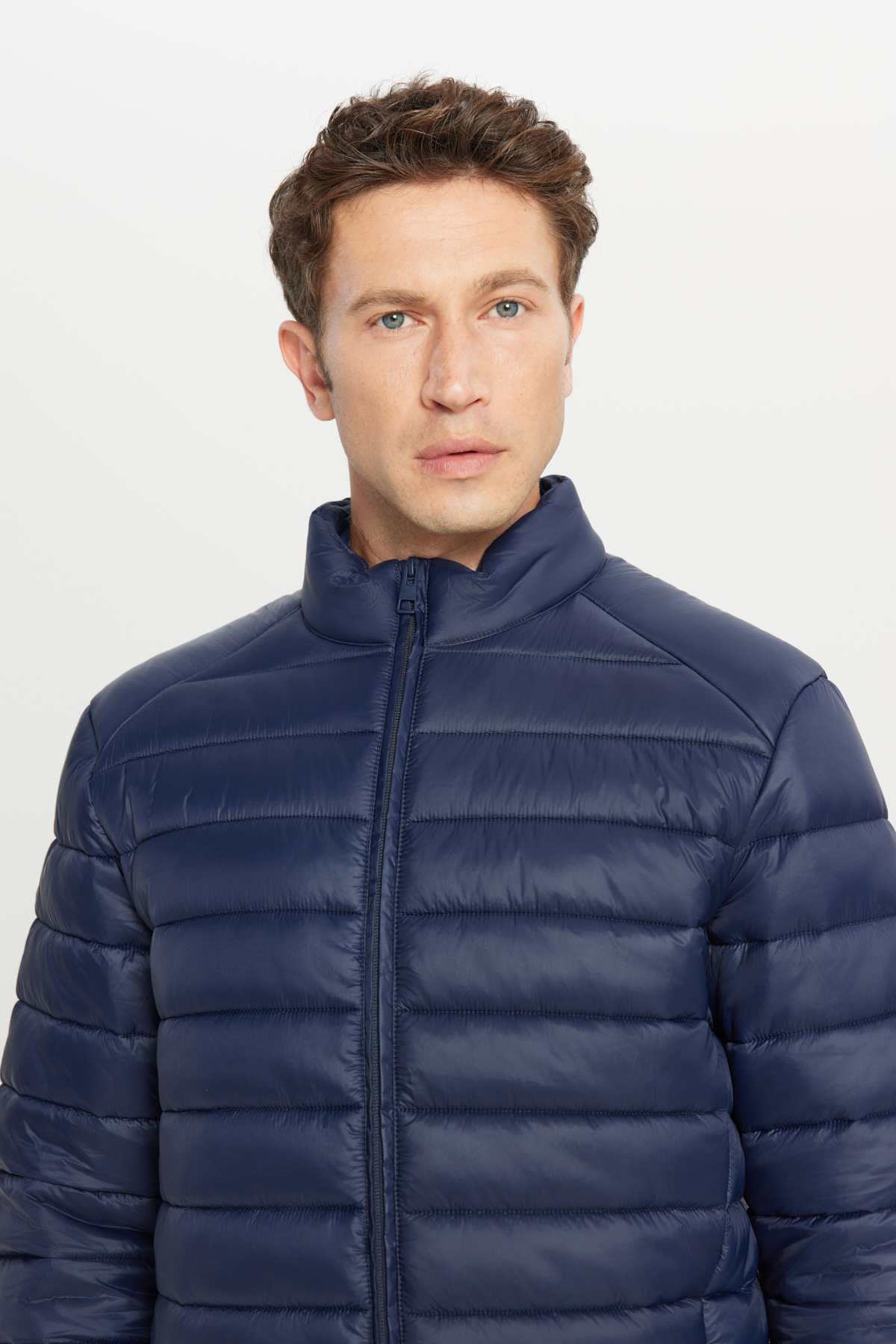 AC&Co / Altınyıldız Classics  Rüzgar Geçirmez Sıcak Tutan Hafif Elyaf Dolgulu Şişme Erkek Mont - Görsel 11