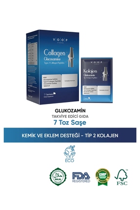 VOOP Kompleks Formülü Tip 2 Collagen Glukozamin - 7 Toz Saşe