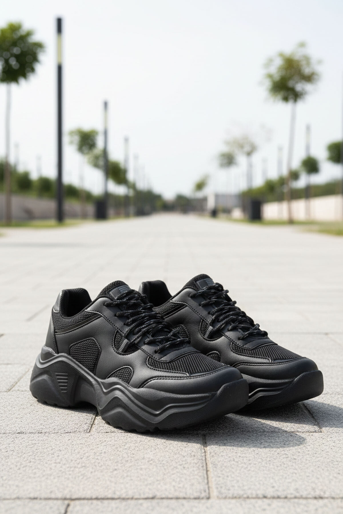 SOHO  Siyah-Siyah Kadın Sneaker 20574 - Görsel 2