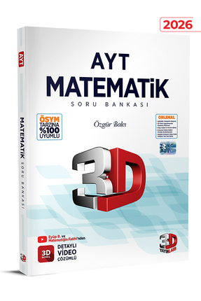 3D Yayınları AYT Matematik Soru Bankası