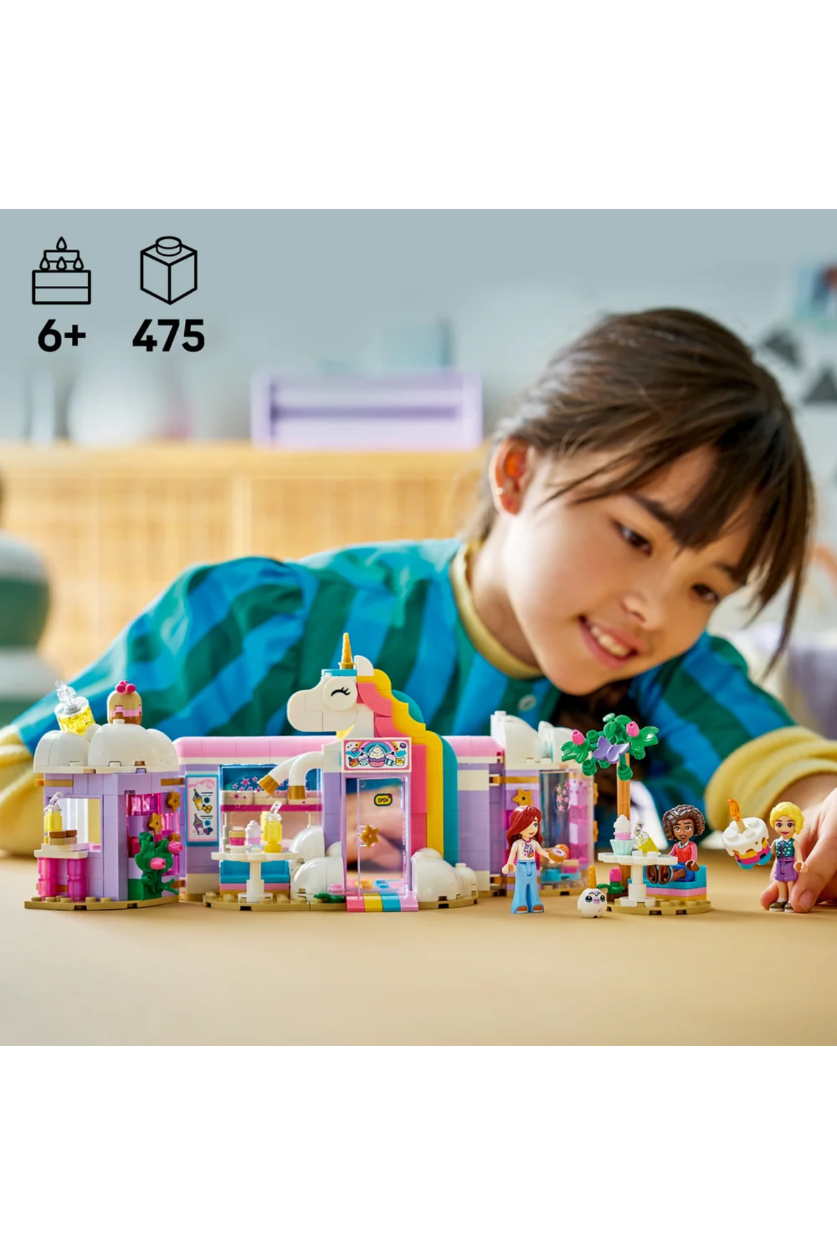 LEGO ® Friends Renkli Düşler Kafe 42684 – 6+ Yaratıcı Oyuncak Yapım Seti (475 Parça) fotoğrafı 2 (önizleme)