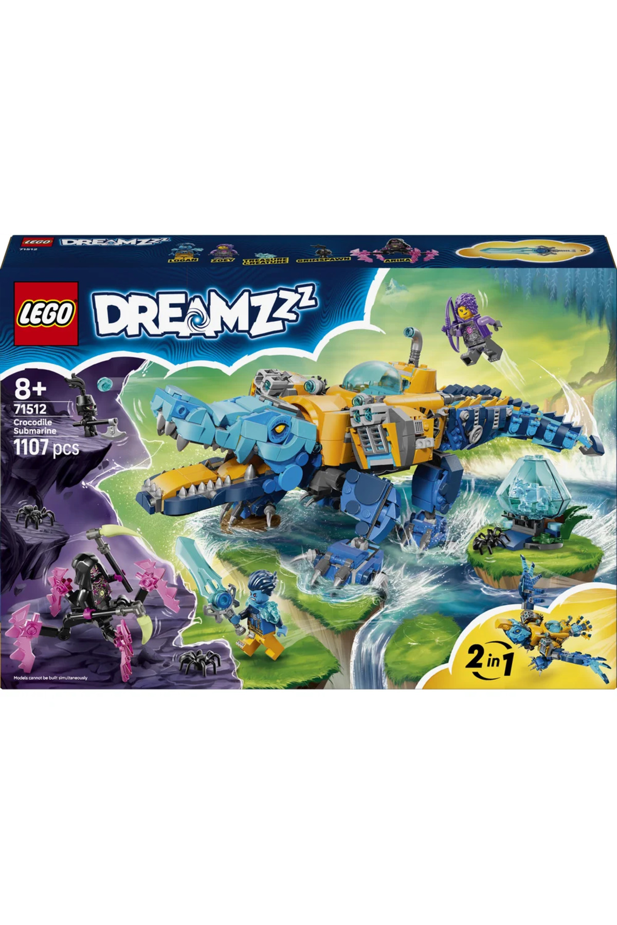 LEGO ® DREAMZzz™ Timsah Denizaltı 71512 – 8+ Yaratıcı Oyuncak