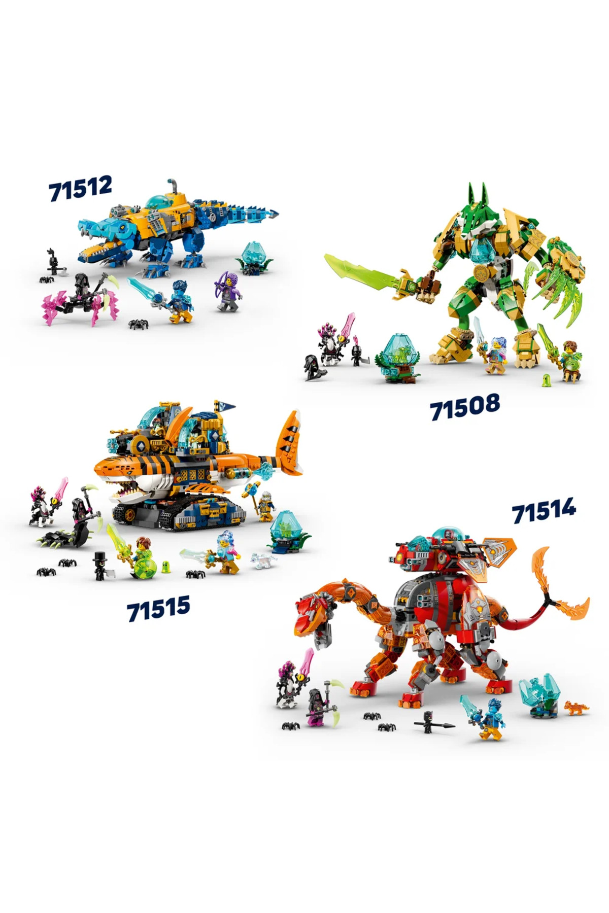 アブストラクトLJ ニンナトラフSET kj LEGO ® DREAMZzz™ Kabus Akrep Kazıcı 71513 – 7+ Yaratıcı Oyuncak