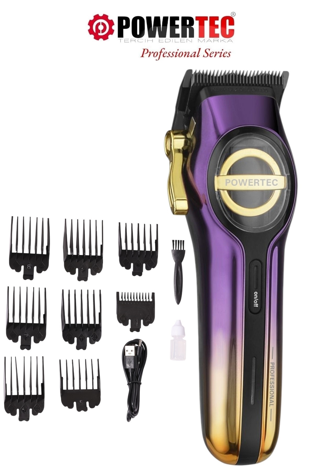 TR-7000 Professional Usb Type-C Hair Beard Razor with Charging Port