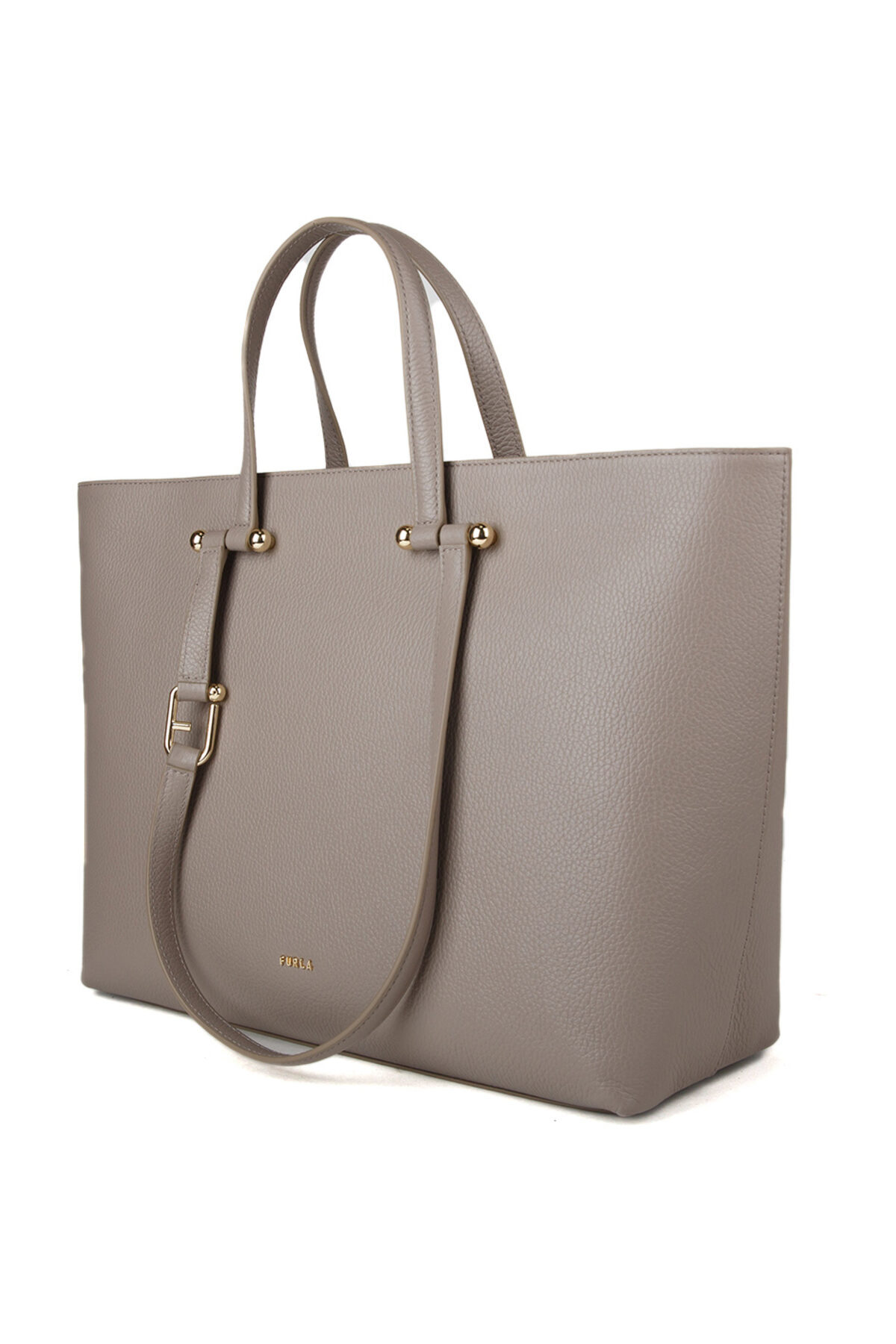 FURLA Duetto L Tote - Vitello St.Eracle-Stucco Gray- Trendyol
