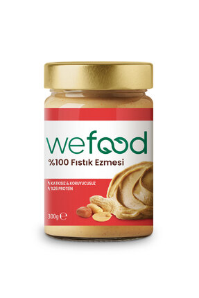 Wefood %100 Fıstık Ezmesi 300 gr