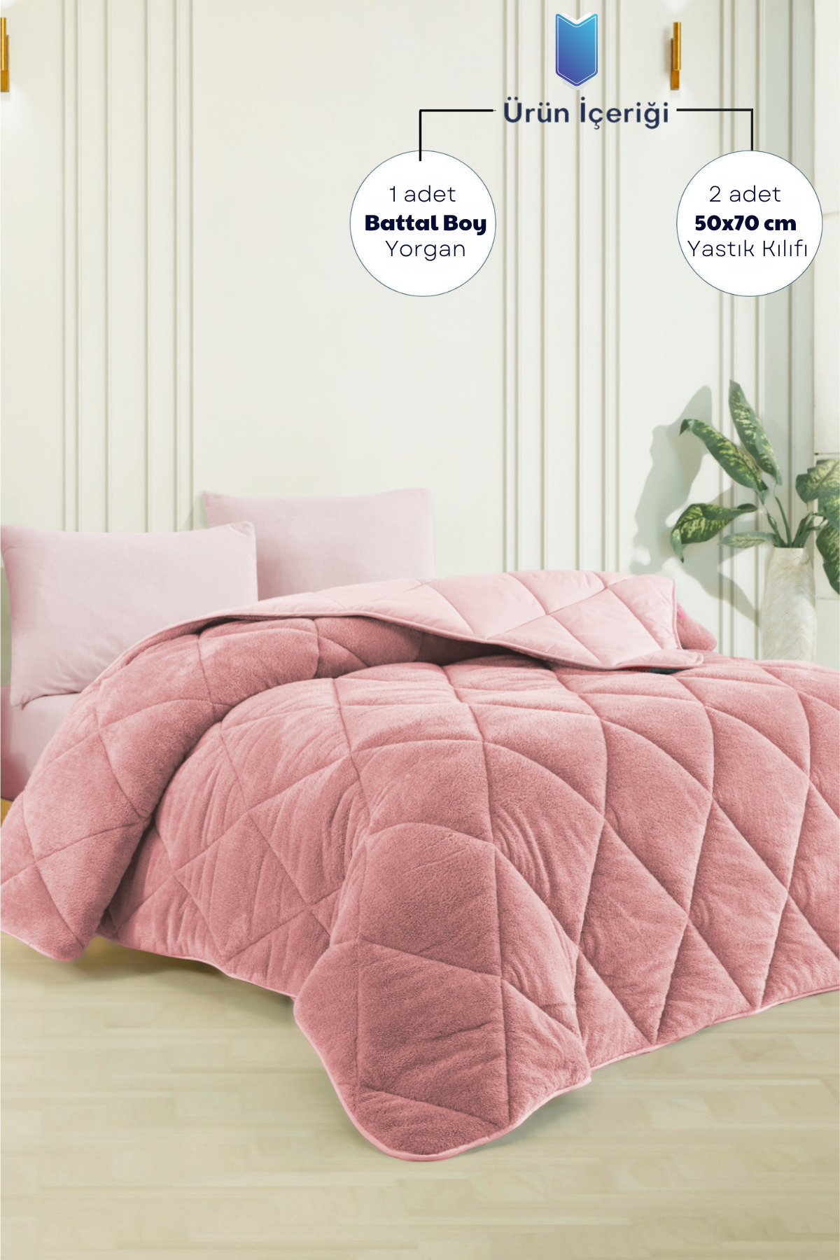 Formeya Luxuriöse, doppelseitige Wellsoft-Steppdecke in King-Size-Qualität, 2...