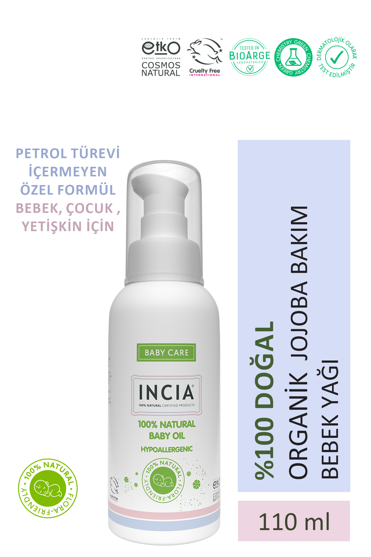 İncia Bebek Yağı 110 ml Fiyatı ve Yorumları