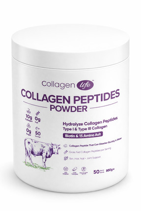 Collagen Life %100 Saf Ve Doğal Yüksek Biyoaktif Çift Hidrolize Kolajen Pepti...