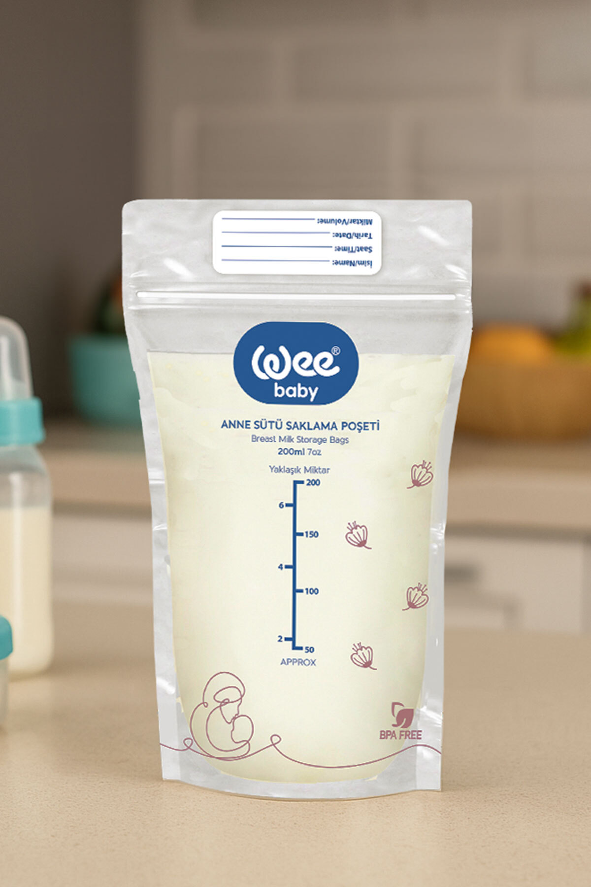 Wee Baby Süt Saklama Poşeti Seti (20x3 60 Adet) fotoğrafı 5 (önizleme)