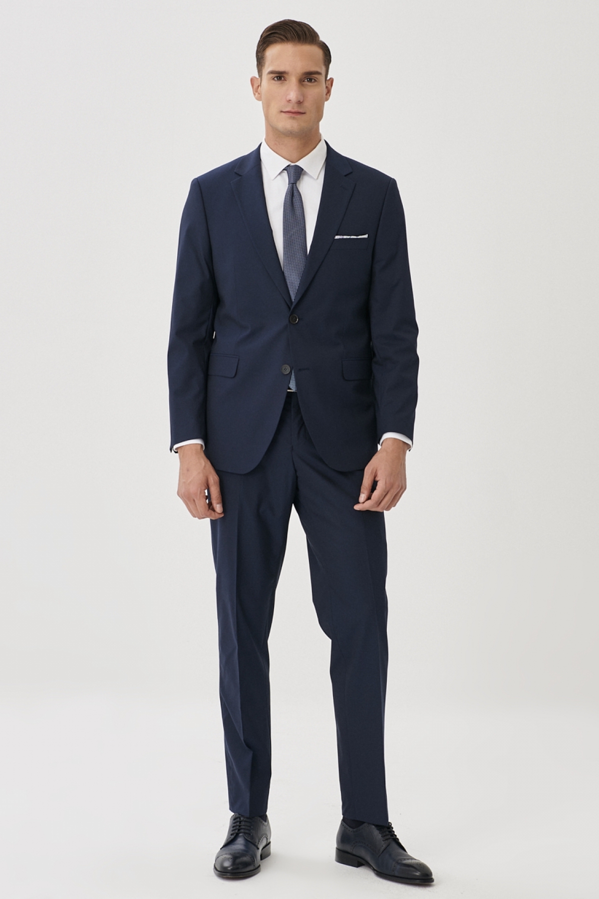 Altınyıldız Classics  Erkek Lacivert Regular Fit Rahat Kesim 4 Drop Takım Elbise - Görsel 5
