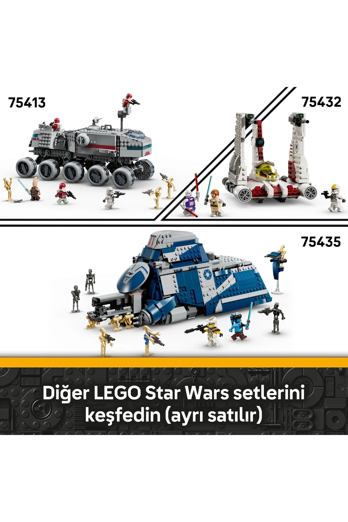 ® جنگ ستارگان: حملهٔ کلون‌ها – کشتی فضایی جانگو فِت ۷۵۴۳۳ – مجموعه ساختنی اسباب‌بازی ۹+ سال (۷۰۷P)