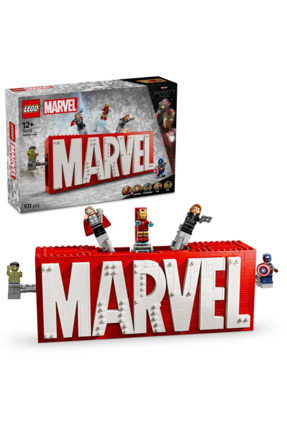 LEGO ® Marvel: MARVEL Logosu ve Minifigürleri 76313 - 12+ Çocuklar için Oyunc...