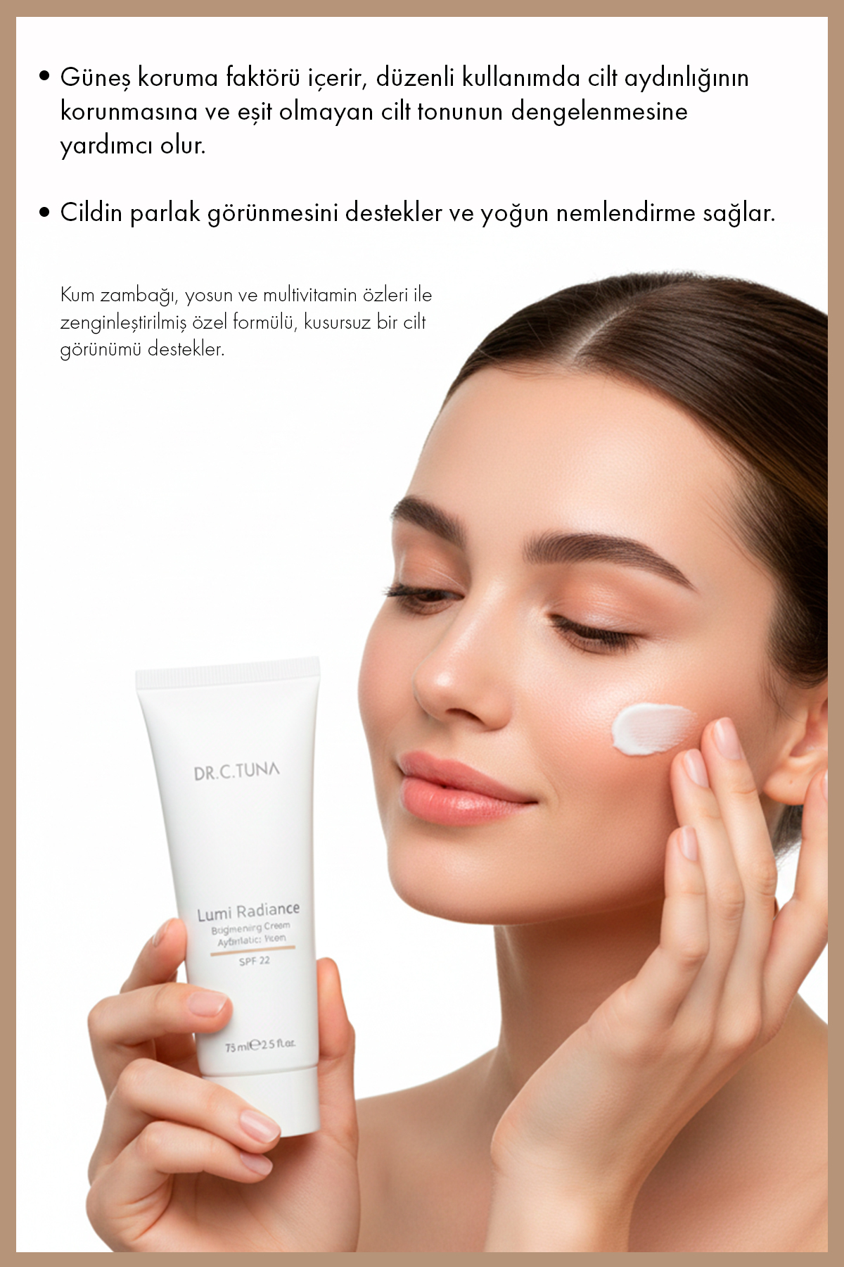 Dr. C. Tuna Lumi Cilt Aydınlatıcı Krem 75ml — b0212252-26ae-ee11-848c-02f716a02c8f — تصویر 2 از 2