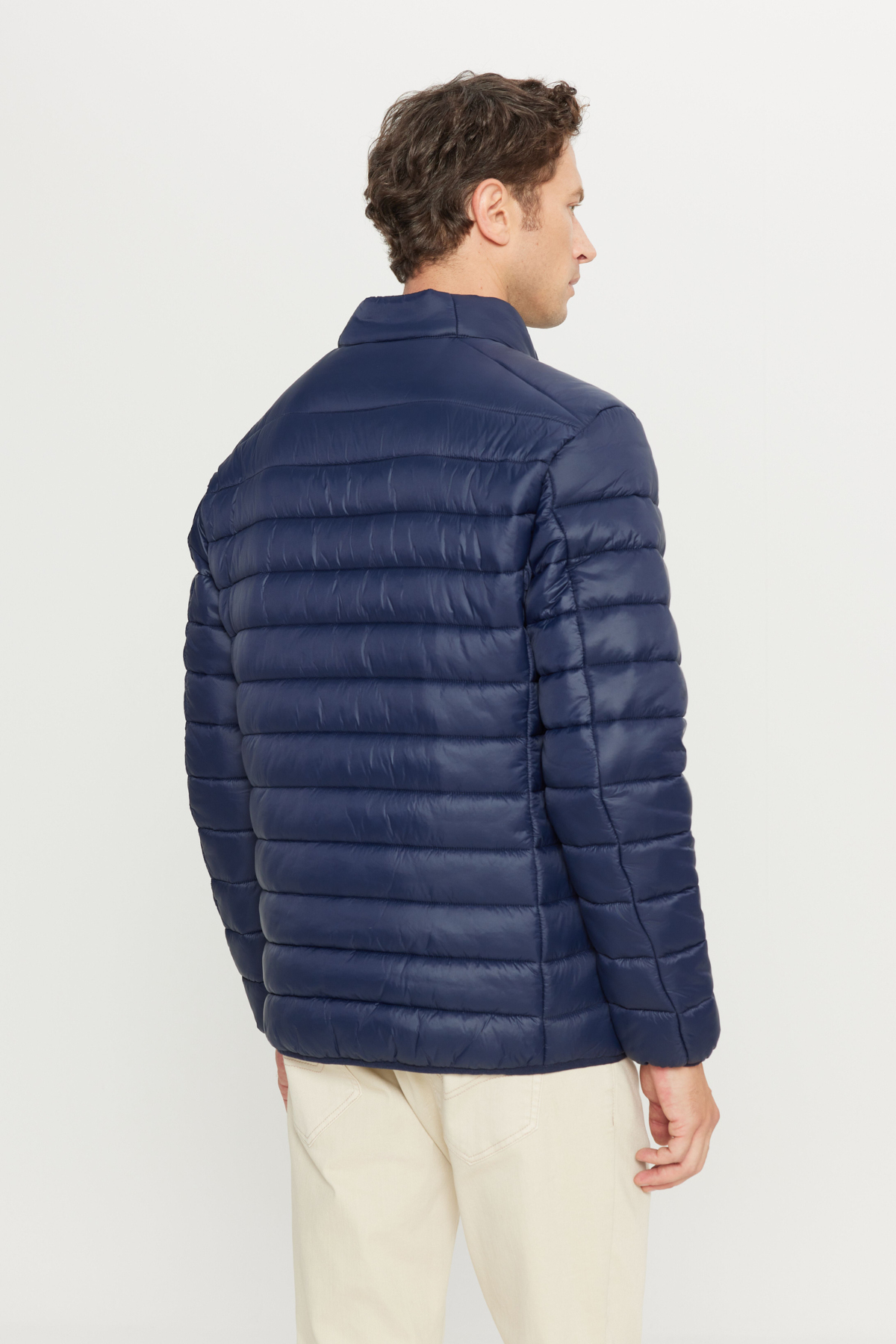 AC&Co / Altınyıldız Classics  Rüzgar Geçirmez Sıcak Tutan Hafif Elyaf Dolgulu Şişme Erkek Mont - Görsel 12