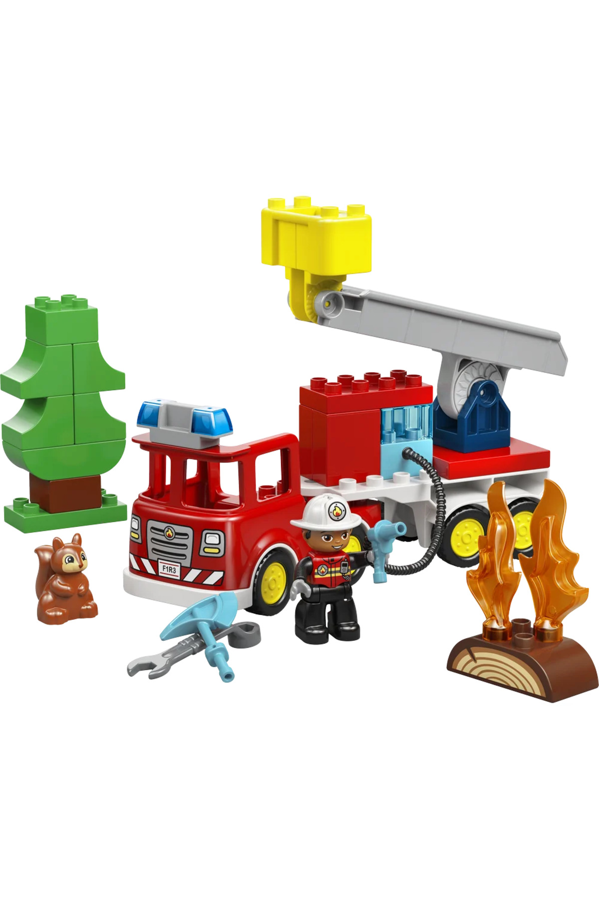 LEGO ® DUPLO® Kasabası Hortumlu İtfaiye Aracı ve İtfaiyeci 10473 - 2+ Oyuncak Yapım Seti (28 Parça) fotoğrafı 2 (önizleme)