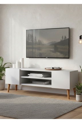Monte Sehpa Etna Tv Sehpası Beyaz