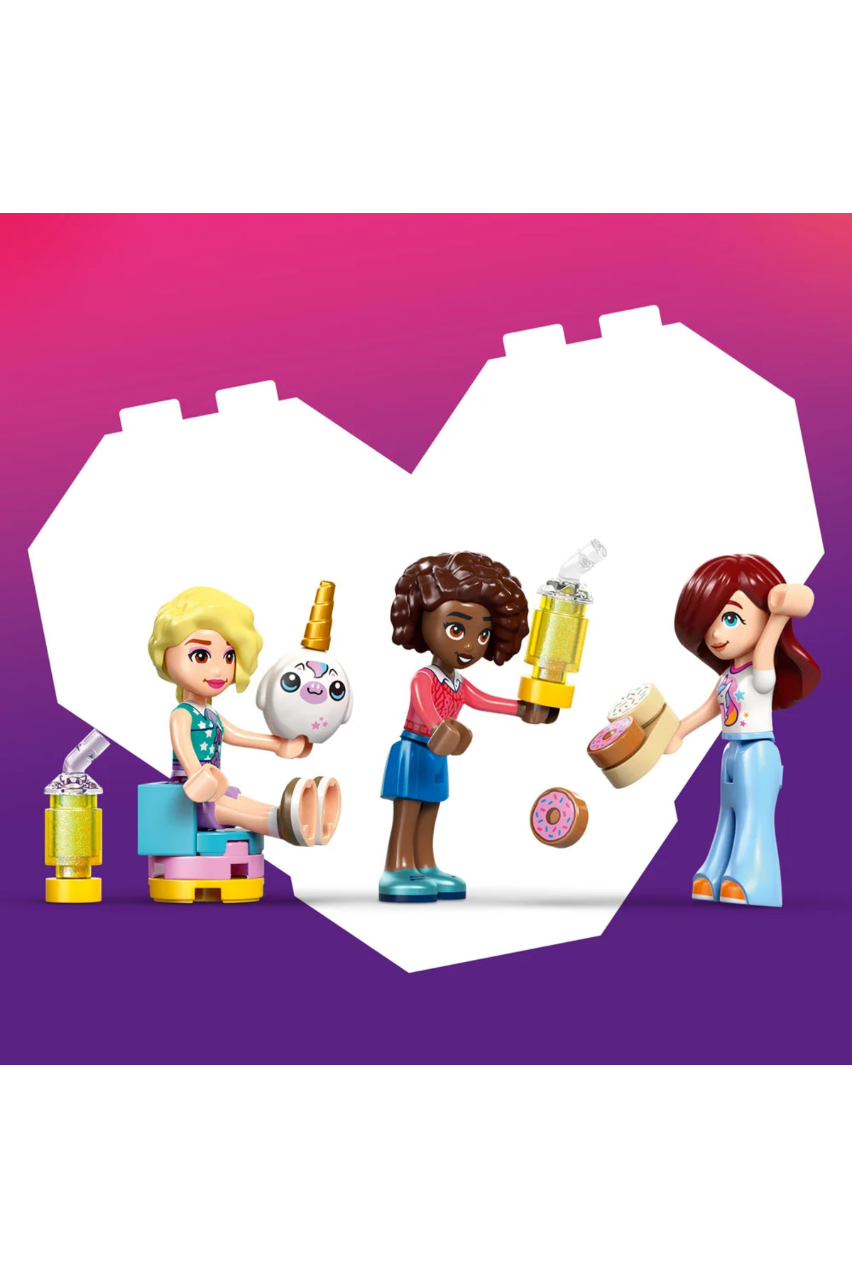 LEGO ® Friends Renkli Düşler Kafe 42684 – 6+ Yaratıcı Oyuncak Yapım Seti (475 Parça) fotoğrafı 5 (önizleme)