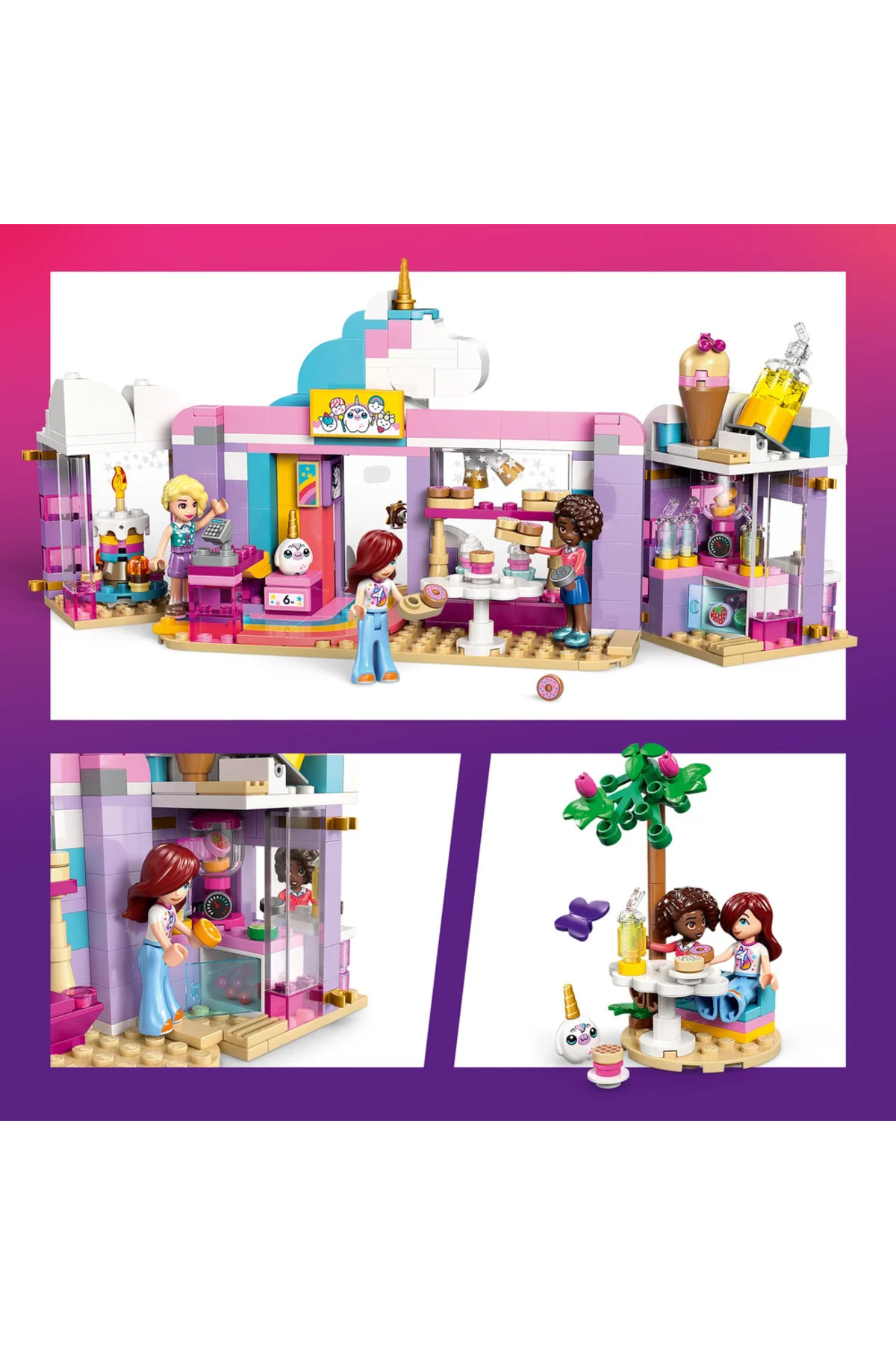LEGO ® Friends Renkli Düşler Kafe 42684 – 6+ Yaratıcı Oyuncak Yapım Seti (475 Parça) fotoğrafı 4 (önizleme)